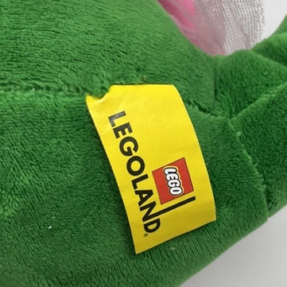 Lego Land Olivia Plush Green Dragon Alligator Pink Tutu Ballet Skirt 10” - Picture 4 of 4